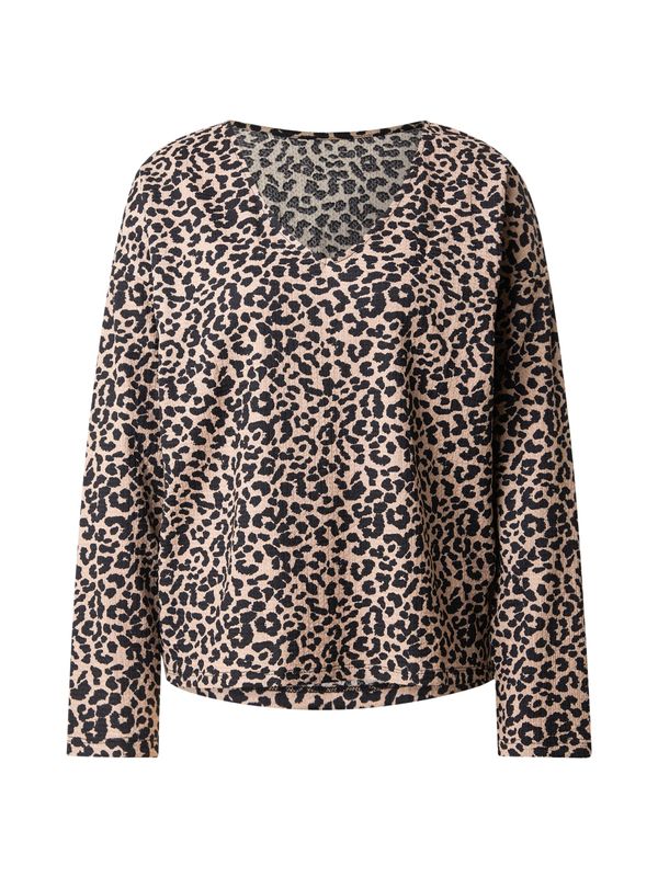 VERO MODA VERO MODA Majica 'VMMerve'  bež / crna