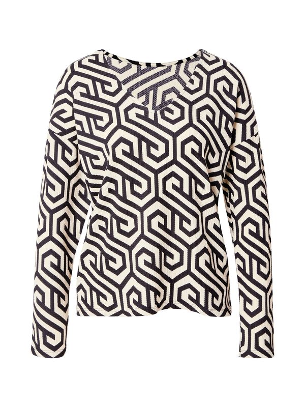 Vero Moda VERO MODA Majica 'VMMERVE'  bež / crna