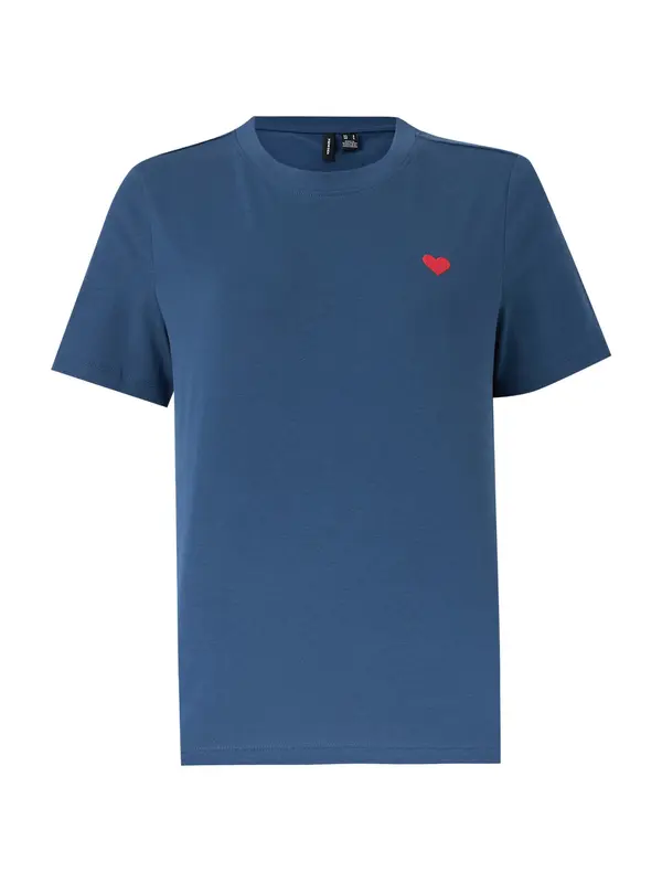 Vero Moda VERO MODA Majica 'VMPaulina'  ultra morsko plava / trešnja crvena