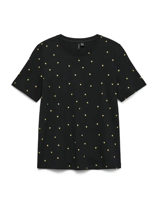Vero Moda VERO MODA Majica 'VMPAULINA'  zlatna / crna