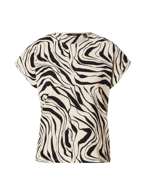 VERO MODA VERO MODA Majica 'VMPOET'  bež / crna