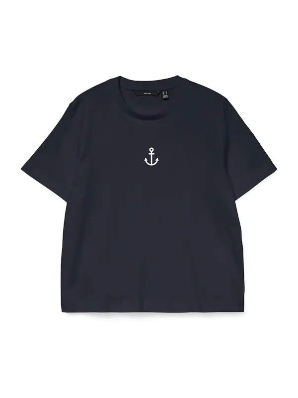 Vero Moda VERO MODA Majica 'VMSARA METTE'  mornarsko plava / bijela