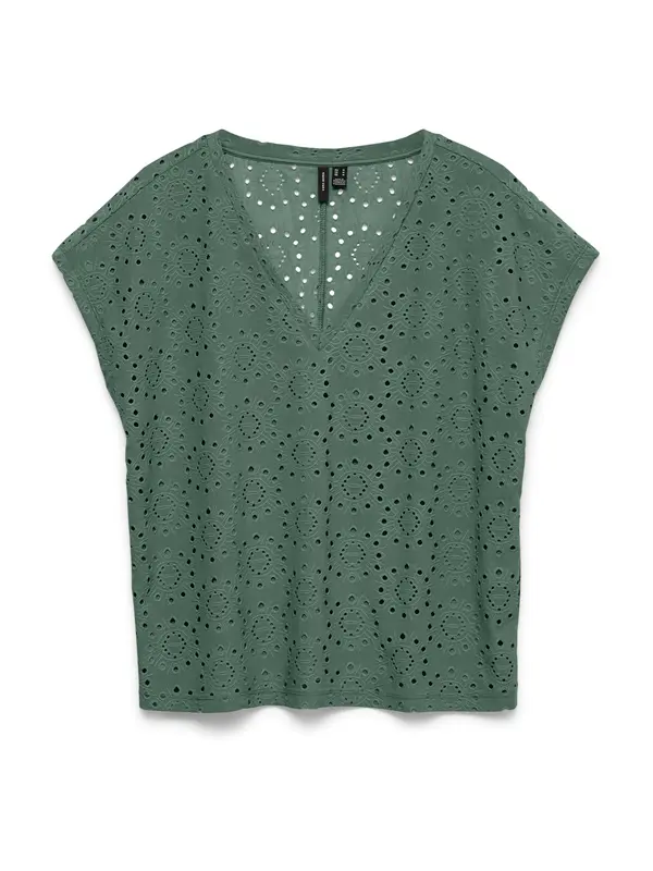 VERO MODA VERO MODA Majica 'VMTASSA'  smaragdno zelena