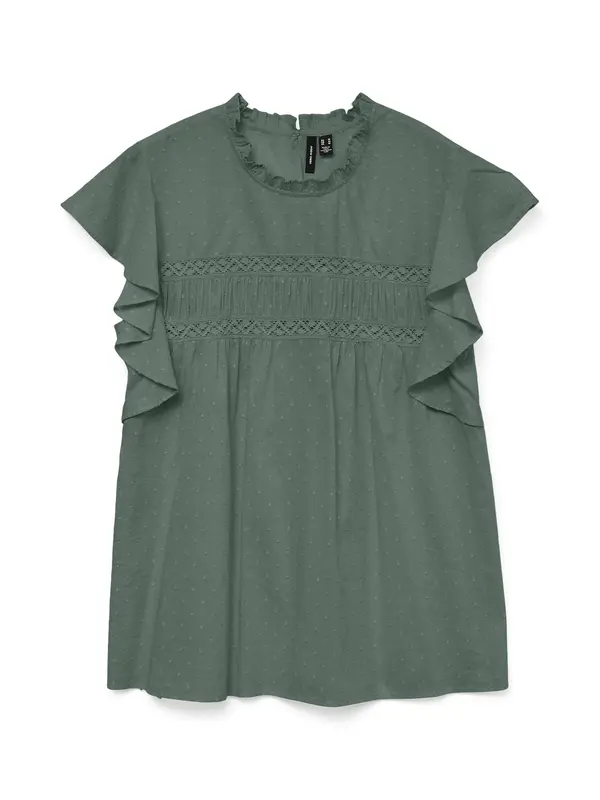 VERO MODA VERO MODA Majica 'VMTRINE'  tamno zelena