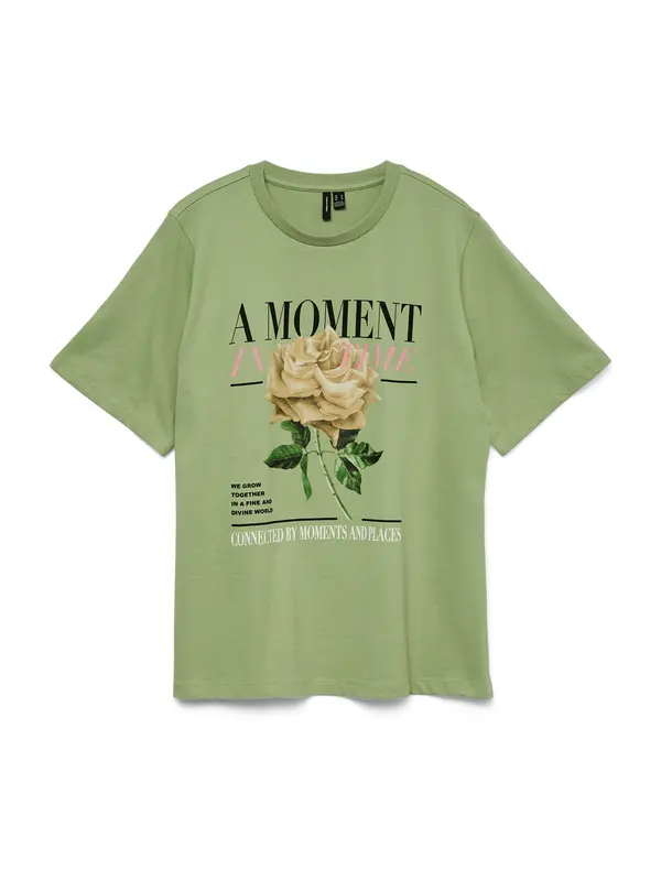 Vero Moda VERO MODA Majica 'VMURENA CATY'  boja pijeska / svijetlozelena / svijetloroza / crna