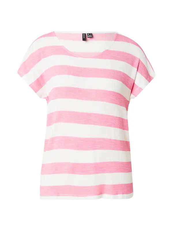 Vero Moda VERO MODA Majica 'VMWIDE'  roza / bijela