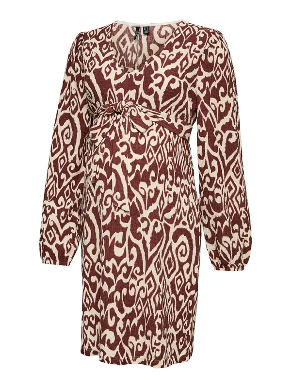 Vero Moda Maternity Vero Moda Maternity Haljina 'VMMFriga'  bež / smeđa