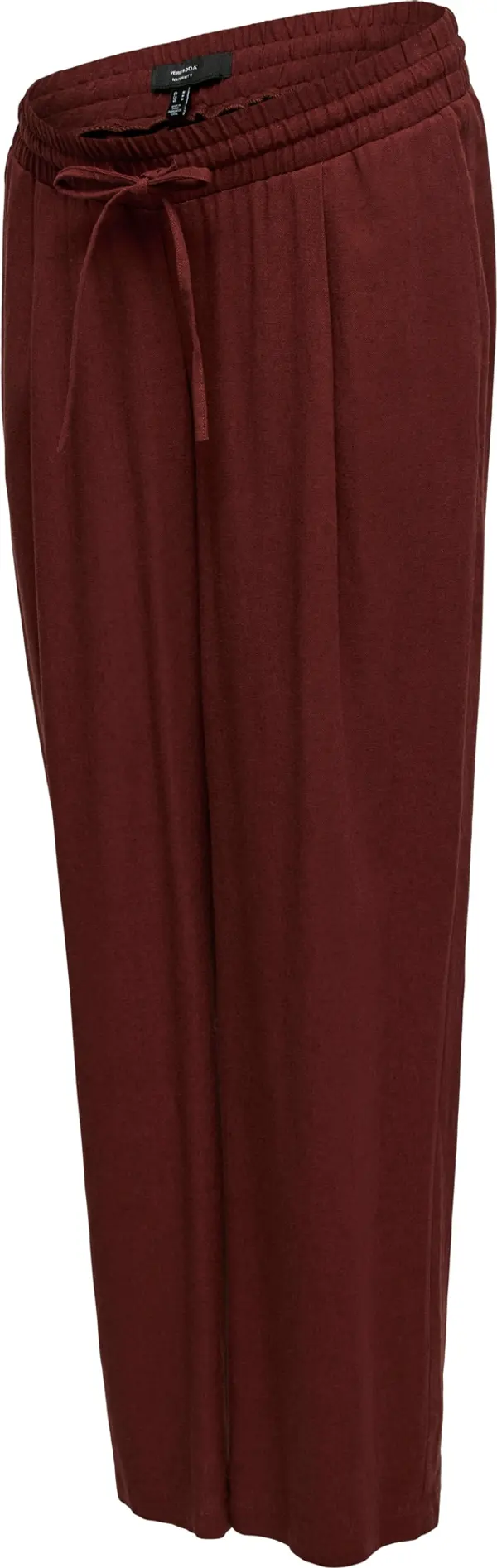Vero Moda Vero Moda Maternity Hlače s naborima 'VMMJESMILO'  boja vina