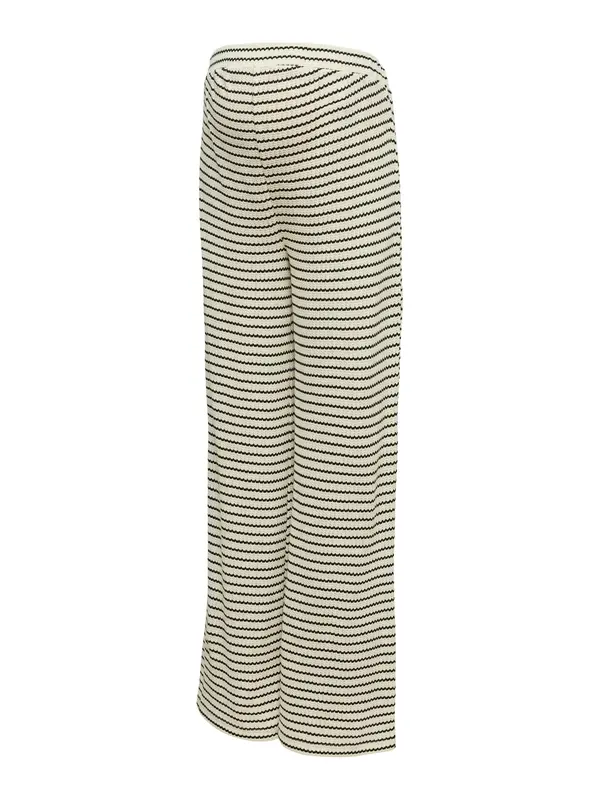 Vero Moda Maternity Vero Moda Maternity Hlače 'VMMOHIA'  bež siva / crna