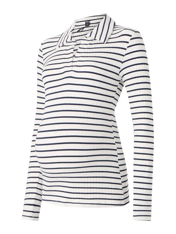 Vero Moda Vero Moda Maternity Majica 'VMMSEA'  mornarsko plava / bijela