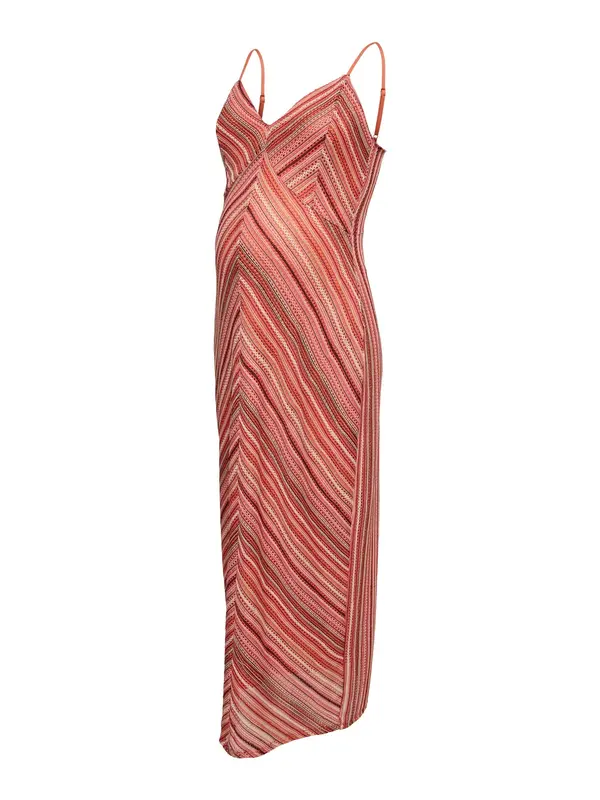 Vero Moda Maternity Vero Moda Maternity Pletena haljina 'VMMDEMI'  narančasta / marelica / lubenica roza