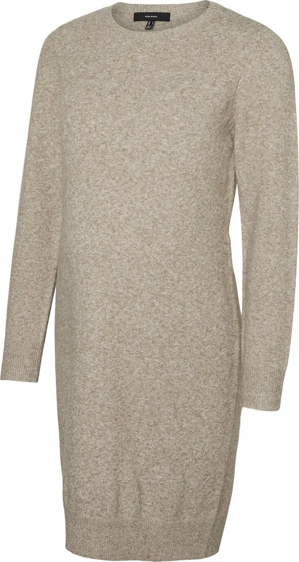 Vero Moda Vero Moda Maternity Pletena haljina 'VMMDoffy'  svijetlosmeđa
