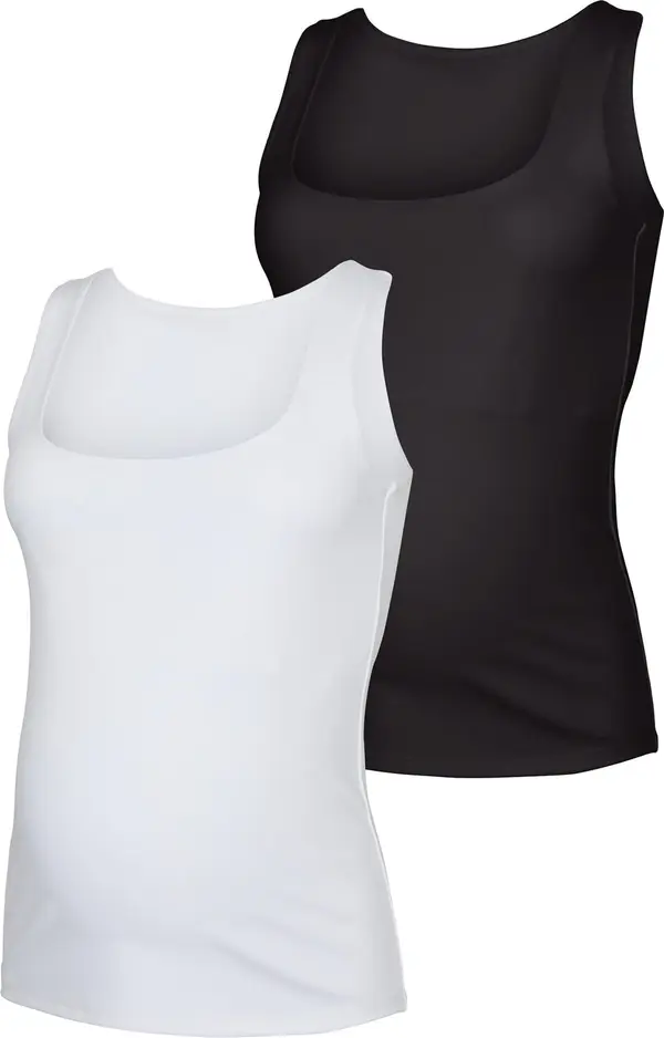 Vero Moda Vero Moda Maternity Top 'MILLION'  crna / bijela