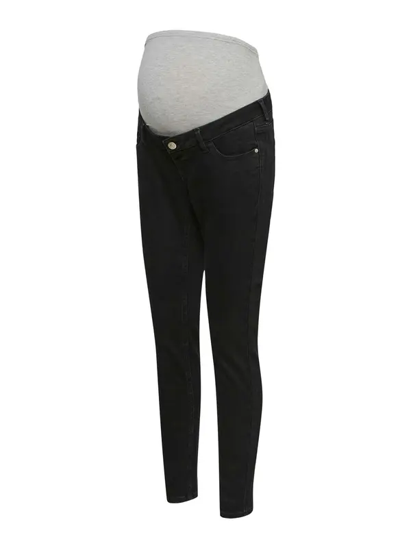 Vero Moda Vero Moda Maternity Traperice 'VMMPOLLY'  siva melange / crna