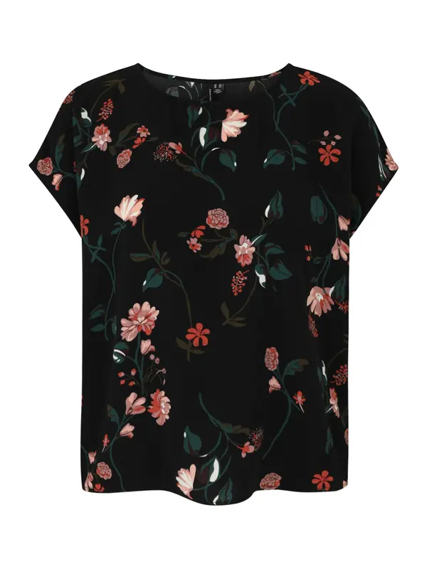 Vero Moda Petite Vero Moda Petite Bluza 'VMNEWHALLIE'  maslinasta / žad / prljavo roza / crna