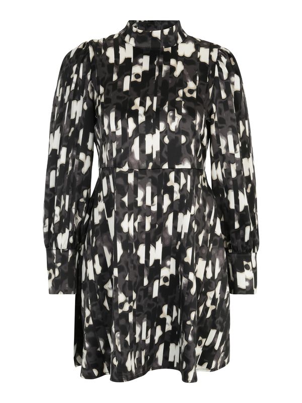 Vero Moda Petite Vero Moda Petite Haljina 'MERLE'  tamo siva / crna / bijela