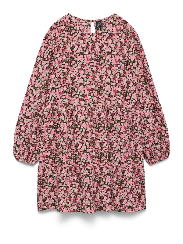 Vero Moda Petite Vero Moda Petite Haljina 'VMHOLLO'  maslinasta / roza / tamno roza / crna