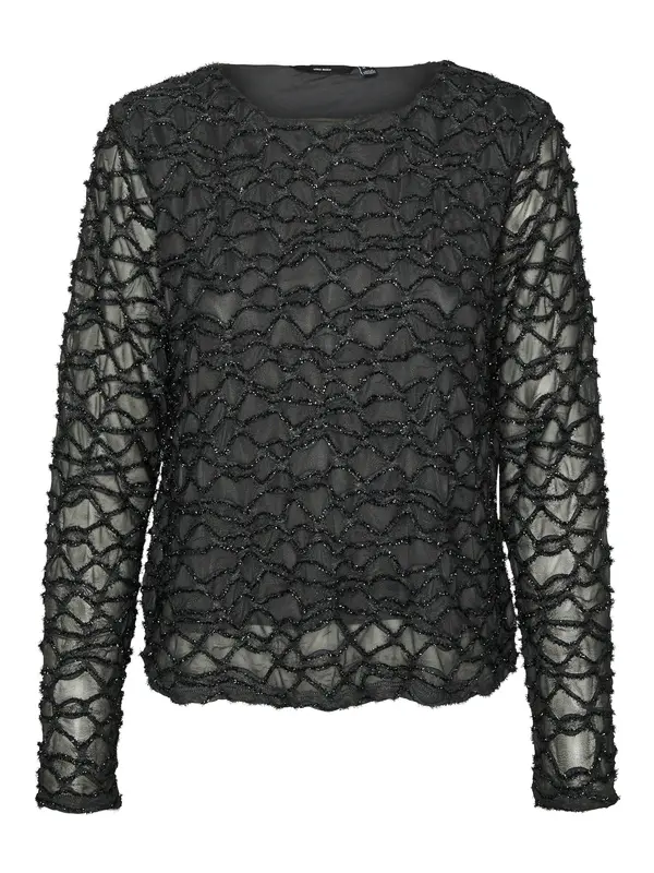 Vero Moda Petite Vero Moda Petite Majica 'VMELGA'  antracit siva