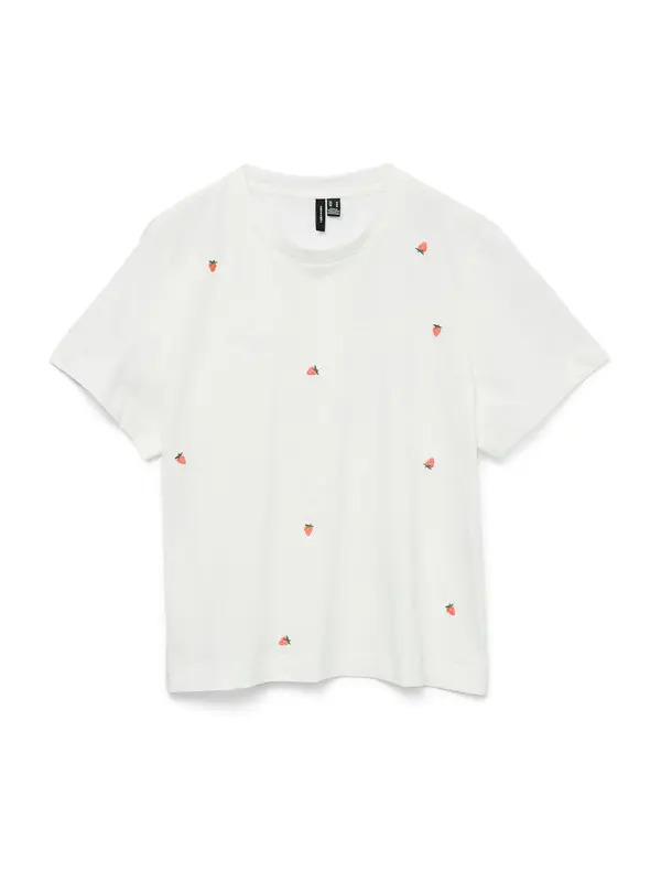 Vero Moda Petite Vero Moda Petite Majica 'VMSOLVEI METTE'  zelena / malina / bijela