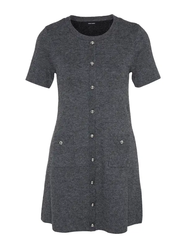 Vero Moda Petite Vero Moda Petite Pletena haljina 'VMJOHANNA'  siva melange
