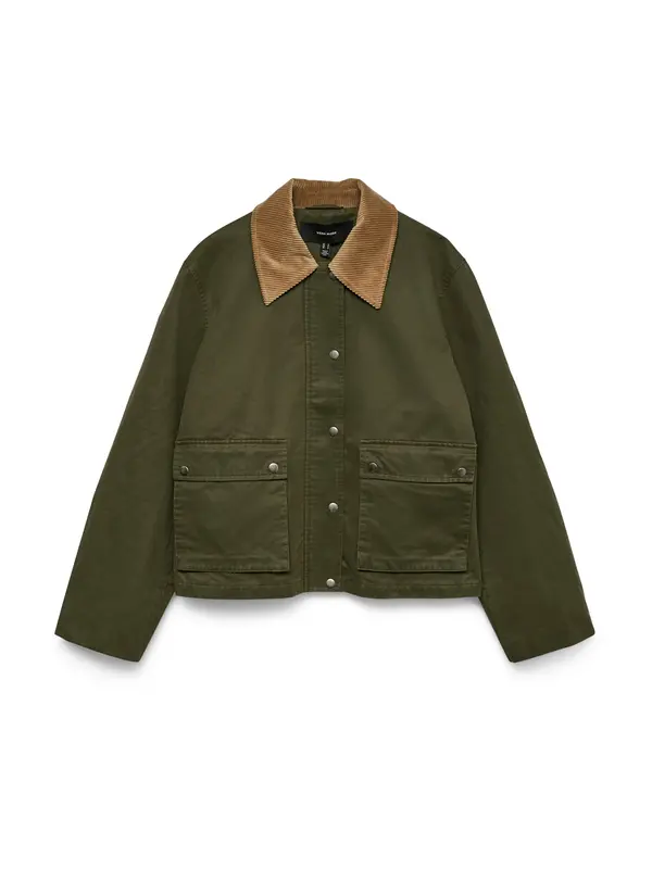 Vero Moda Petite Vero Moda Petite Prijelazna jakna 'VMBLAKE'  karamela / maslinasta