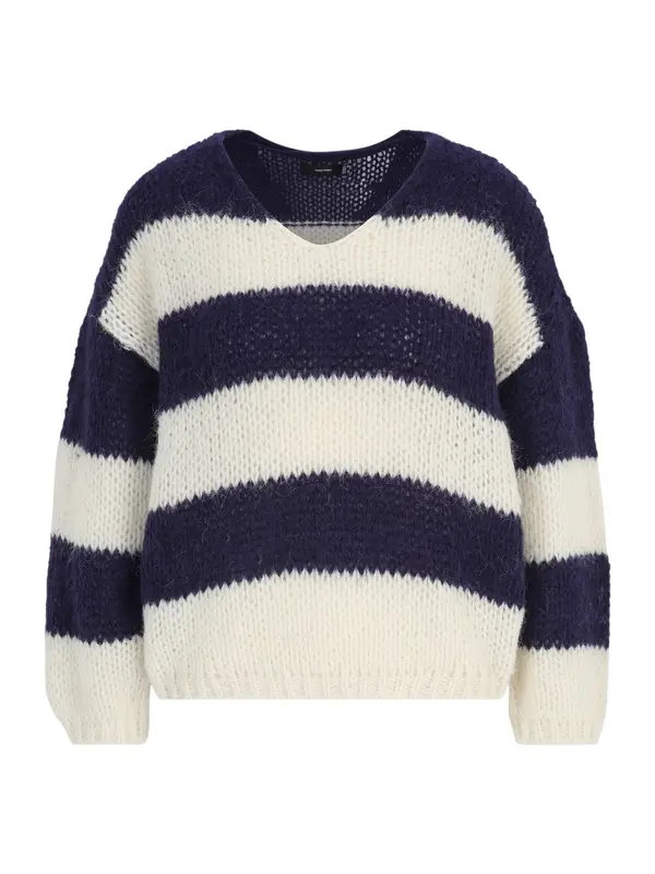 Vero Moda Petite Vero Moda Petite Pulover 'VMERIN'  noćno plava / prljavo bijela