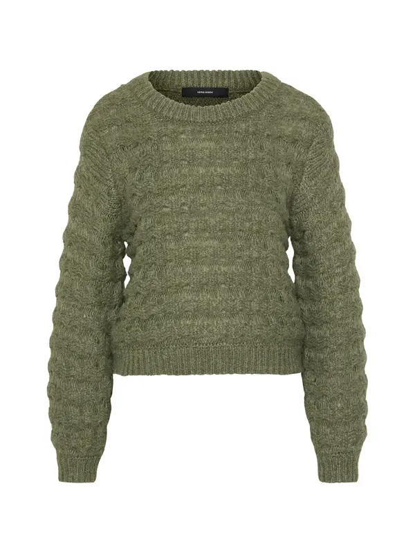 Vero Moda Petite Vero Moda Petite Pulover 'VMLAURYN'  maslinasta
