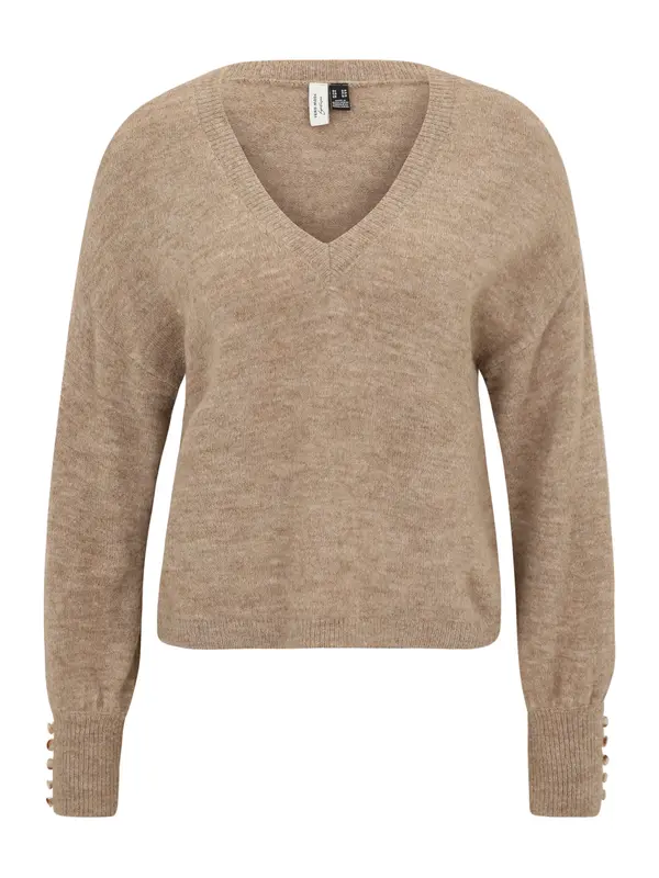 Vero Moda Vero Moda Petite Pulover 'VMLEFILE'  bež melange