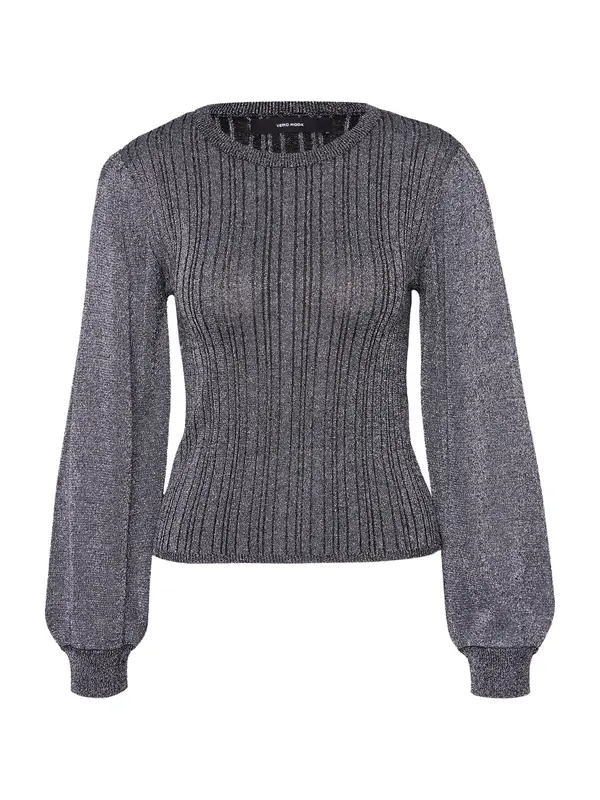 Vero Moda Petite Vero Moda Petite Pulover 'VMTALIA'  crna / srebro