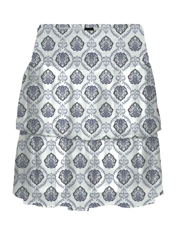 Vero Moda Vero Moda Petite Suknja 'VMSMILLA'  noćno plava / safirno plava / bijela