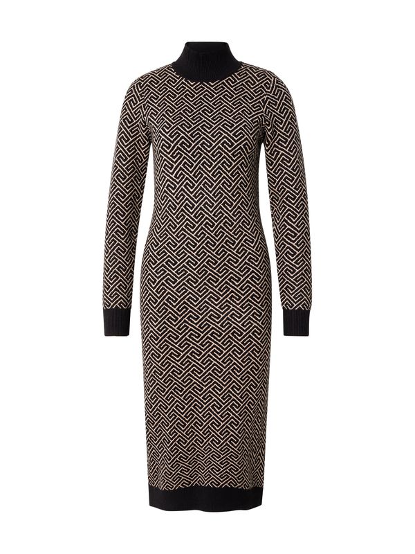 VERO MODA VERO MODA Pletena haljina 'VMARIA ART'  bež / crna