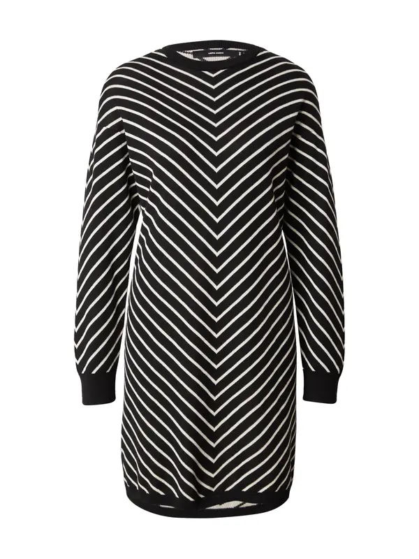 VERO MODA VERO MODA Pletena haljina 'VMCarpricorn'  crna / bijela