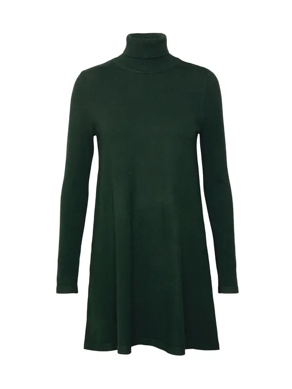 Vero Moda VERO MODA Pletena haljina 'VMHappiness'  tamno zelena