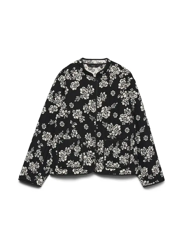 VERO MODA VERO MODA Prijelazna jakna  crna / bijela