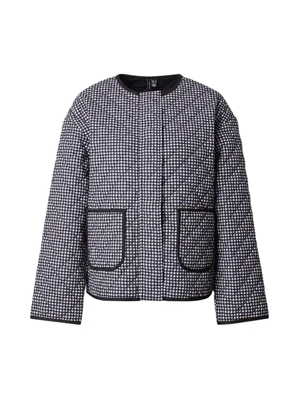 Vero Moda VERO MODA Prijelazna jakna 'VMBIRTHE'  crna / bijela