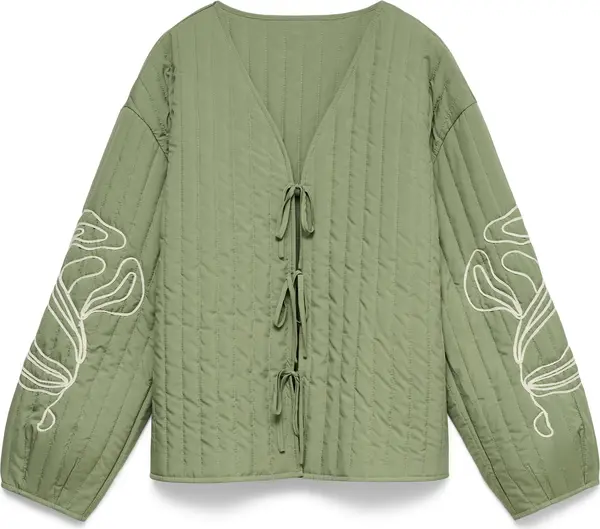 Vero Moda VERO MODA Prijelazna jakna 'VMCLIO'  zelena