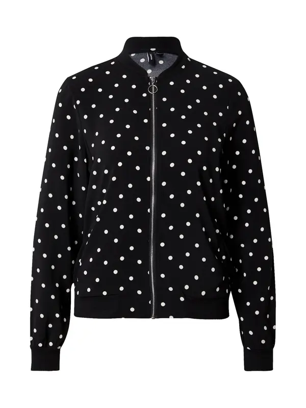 Vero Moda VERO MODA Prijelazna jakna 'VMCOCO'  crna / bijela