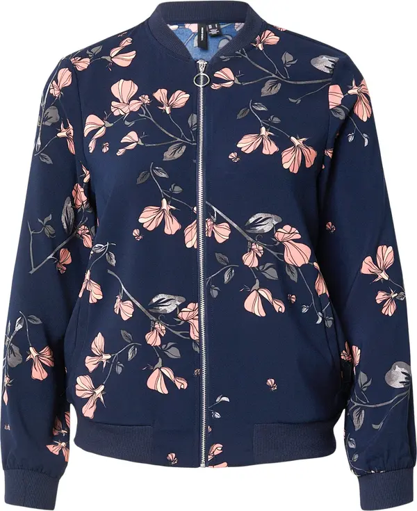 Vero Moda VERO MODA Prijelazna jakna 'VMCoco'  morsko plava / zelena / ružičasta