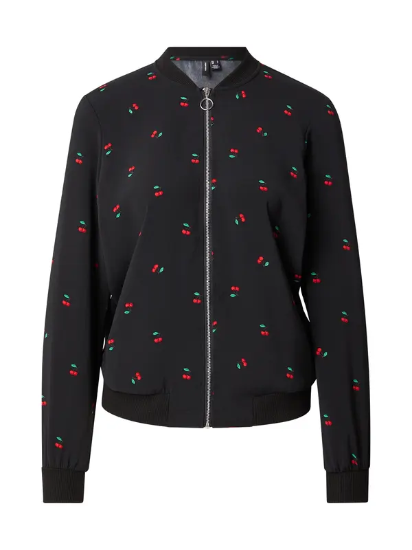 Vero Moda VERO MODA Prijelazna jakna 'VMCOCO'  zelena / crvena / crna
