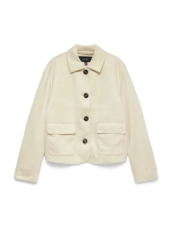 VERO MODA VERO MODA Prijelazna jakna 'VMJOSE KELLY'  ecru/prljavo bijela