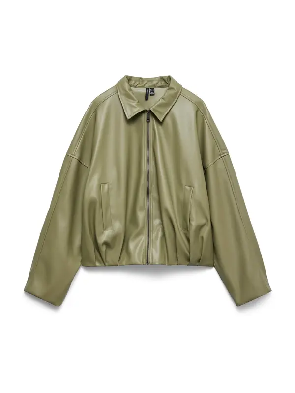 Vero Moda VERO MODA Prijelazna jakna 'VMPOLLY'  sivkasto zelena