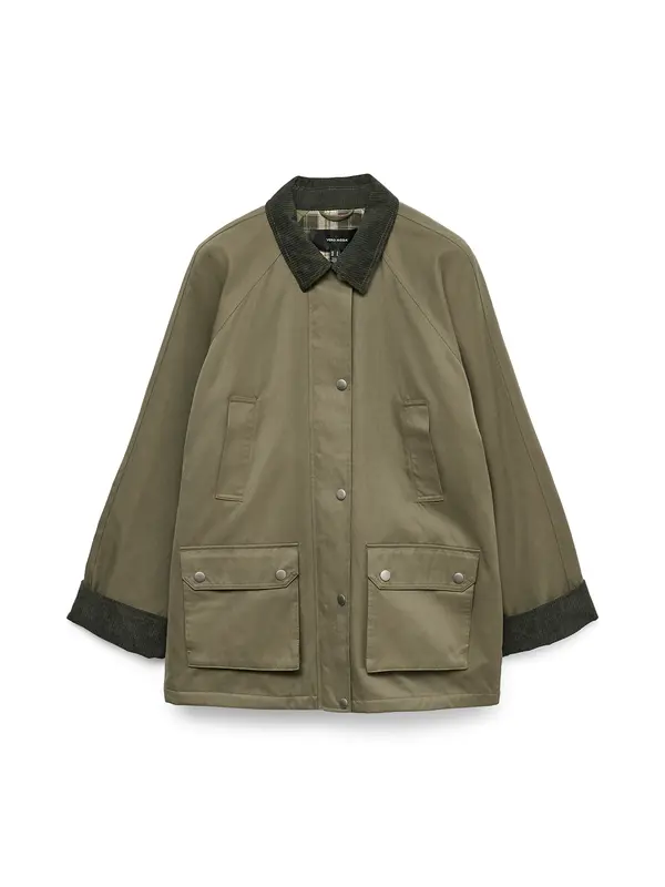 Vero Moda VERO MODA Prijelazna jakna 'VMWALES'  maslinasta / tamno zelena