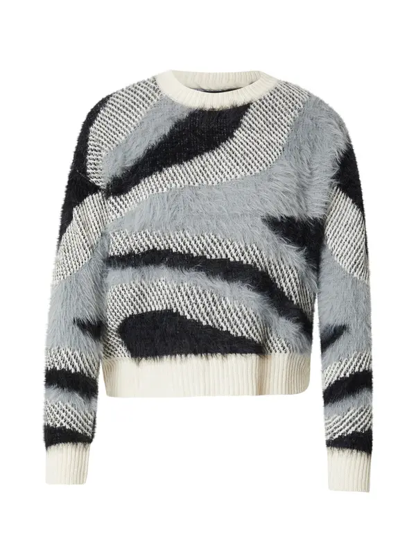 Vero Moda VERO MODA Pulover  bež / siva / crna