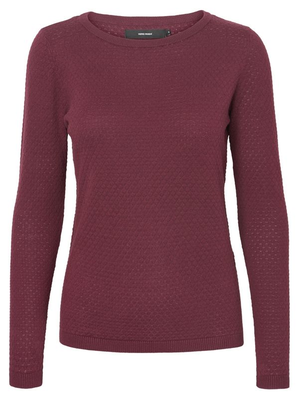 VERO MODA VERO MODA Pulover 'CARE'  crvena ljubičasta