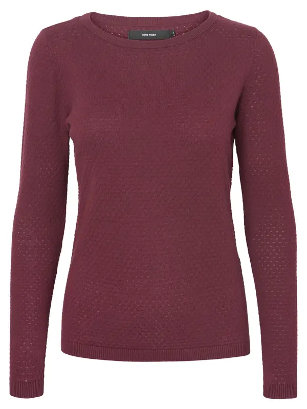Vero Moda VERO MODA Pulover 'Care'  crvena ljubičasta