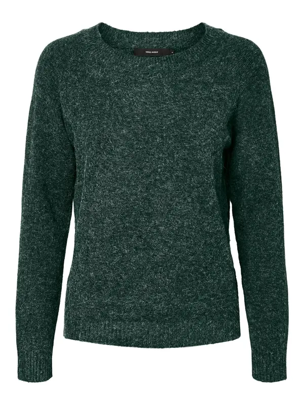 Vero Moda VERO MODA Pulover 'Doffy'  kraljevski zelena / pastelno zelena