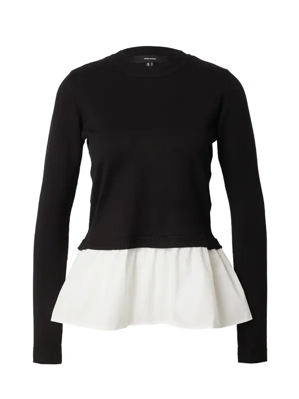 VERO MODA VERO MODA Pulover 'JOSE'  crna / bijela
