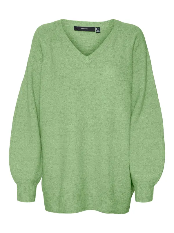 Vero Moda VERO MODA Pulover 'LEAF'  pastelno zelena