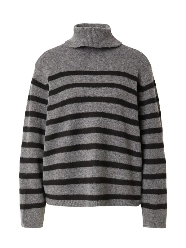 VERO MODA VERO MODA Pulover 'MARWA'  siva melange / crna