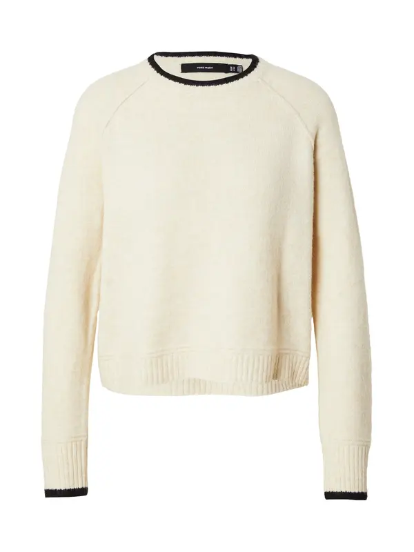 Vero Moda VERO MODA Pulover 'VMAQUARIUS'  bež / crna
